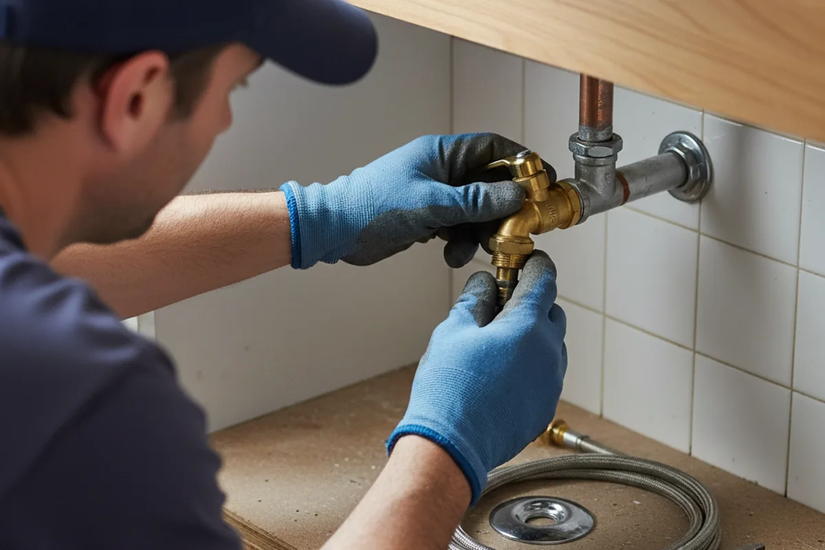 Shutoff valve and fitting work during Emergency Plumbing in Wellesley Hills